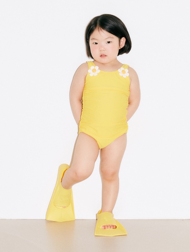 FLOWER DIP swim wear (for kids) - yellow